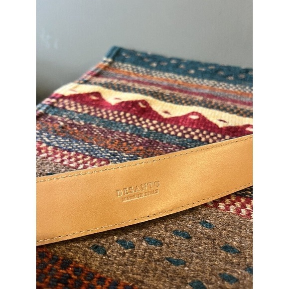 Desanto Made In Italy Black Leather Mens Belt READ BELOW - Picture 5 of 6